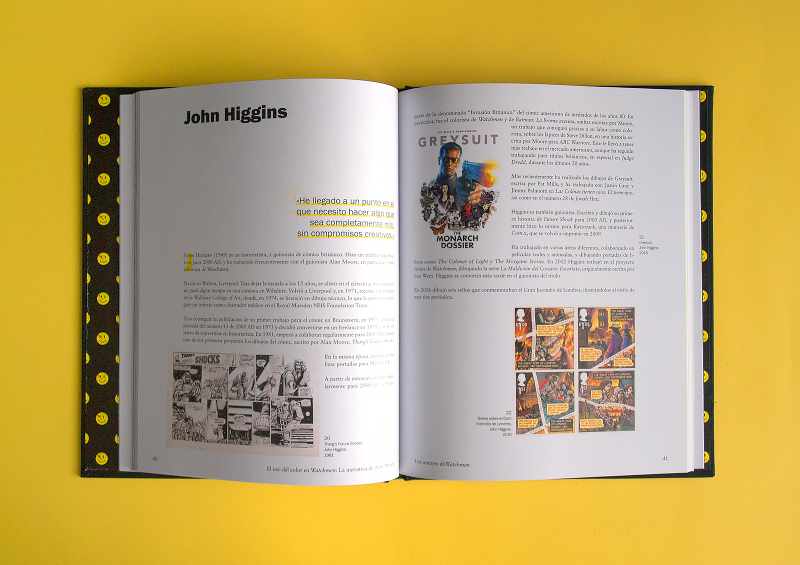 the use of colour in watchmen book design editorial design
